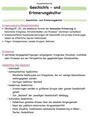 Know Geschichts- und Erinnerungskultur  thumbnail