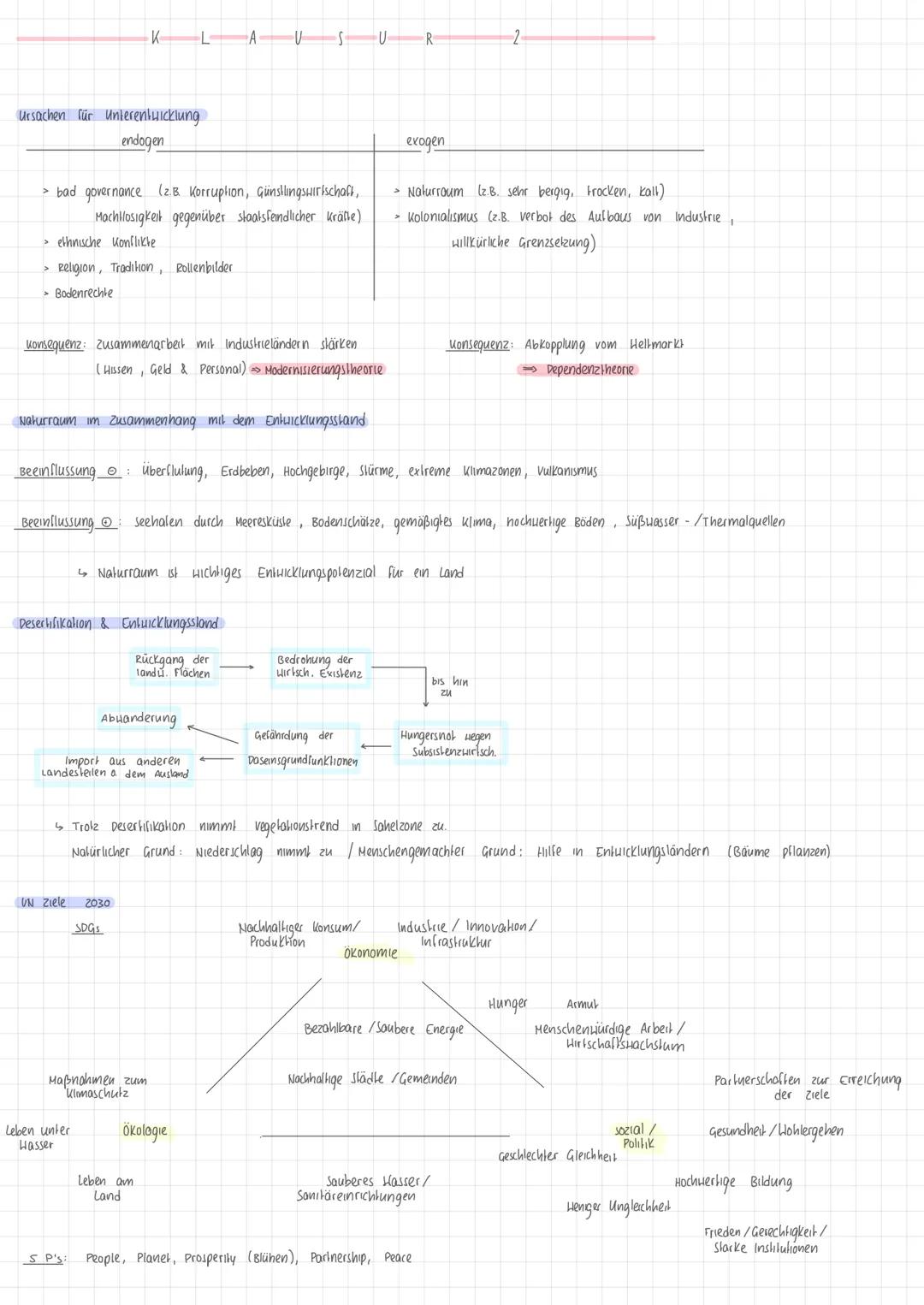 Ursachen für Unterentwicklung
endogen
> bad governance (2.B. Korruption, Günstlingswirtschaft,
Machtlosigkeit gegenüber staatsfeindlicher Kr