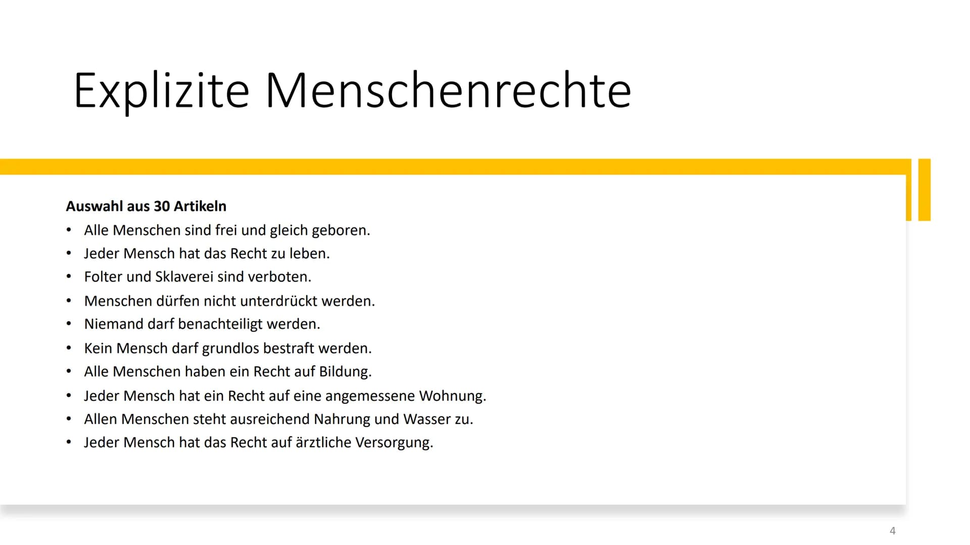Menschenrechte und Menschenrechtsverletzungen
1 Allgemeines
Jeder Mensch ist einzigartig: wir alle haben verschiedene Talente, Stärken und
S
