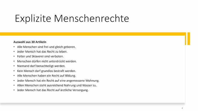 Menschenrechte und Menschenrechtsverletzungen
1 Allgemeines
Jeder Mensch ist einzigartig: wir alle haben verschiedene Talente, Stärken und
S