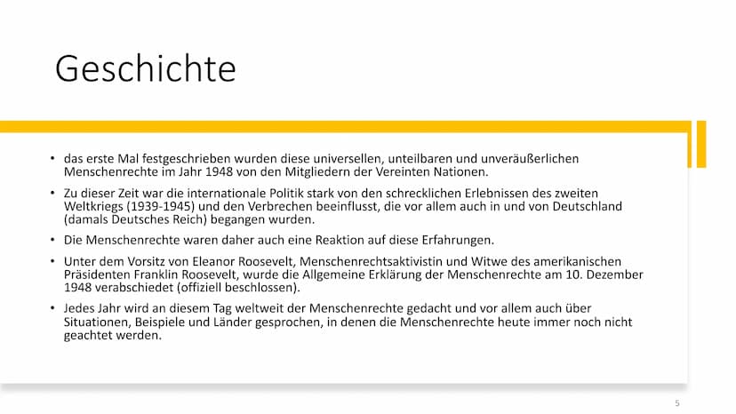 Menschenrechte und Menschenrechtsverletzungen
1 Allgemeines
Jeder Mensch ist einzigartig: wir alle haben verschiedene Talente, Stärken und
S