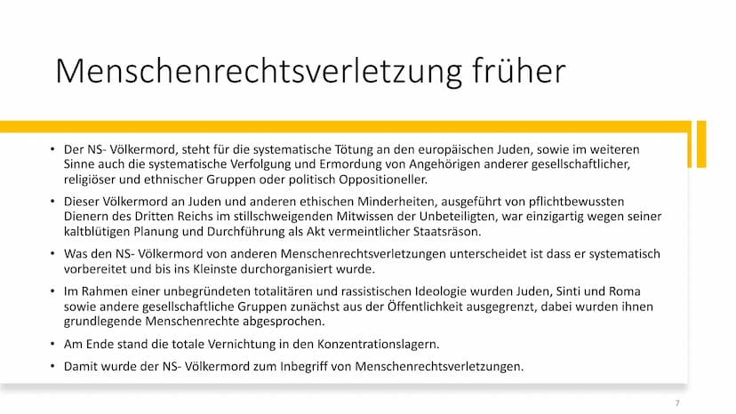 Menschenrechte und Menschenrechtsverletzungen
1 Allgemeines
Jeder Mensch ist einzigartig: wir alle haben verschiedene Talente, Stärken und
S