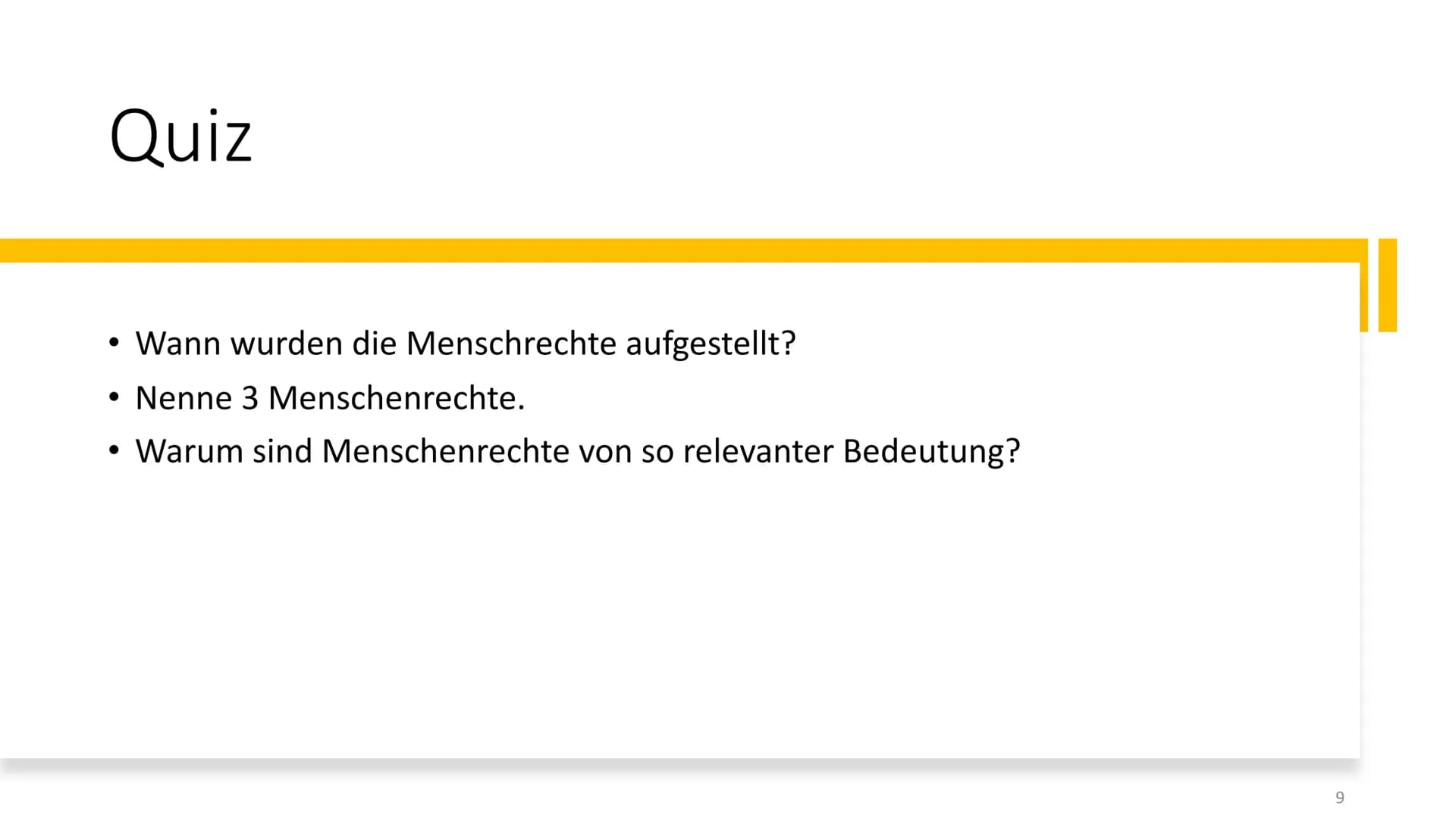 Menschenrechte und Menschenrechtsverletzungen
1 Allgemeines
Jeder Mensch ist einzigartig: wir alle haben verschiedene Talente, Stärken und
S