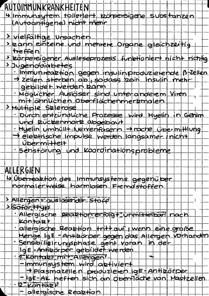 biologie
SPEZIFISCHE IMMUNANTWORT
Humorale Immunantwort Zellulare Immunantwort
infekstion..
Eindringer der Erreger in den Körper
→ Erster An