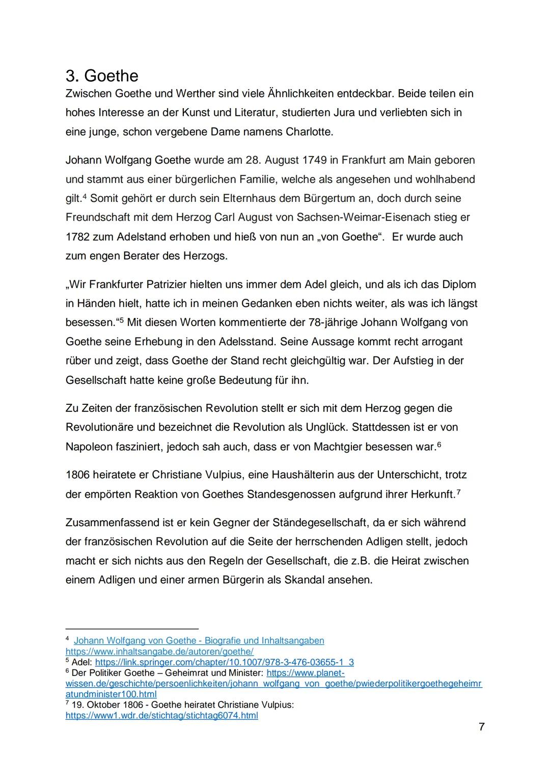 Lehrkraft: Fr. Hölscher
Johann Wolfgang
Goethe: Die
Leiden des
jungen Werther
Werther und die Gesellschaft
Schönwälder, Tanja
18.6.2020 Inha