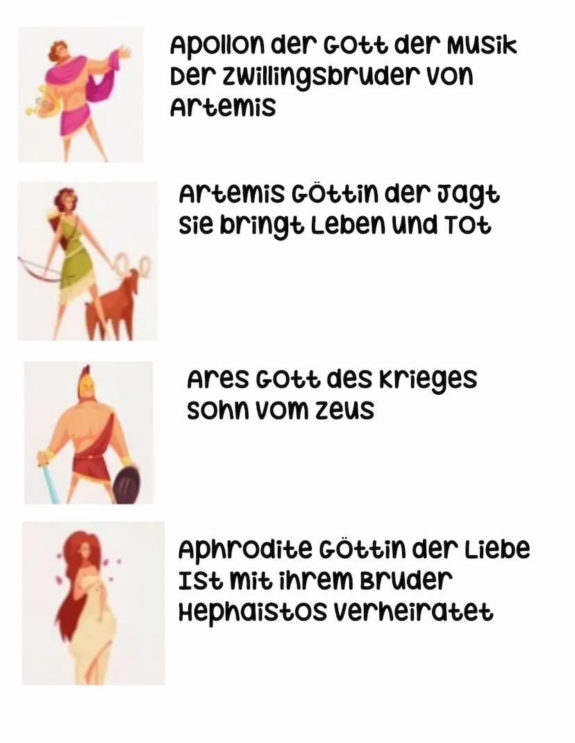 Griechische Götter
zeus der Göttervater
Der GOtt des wetters
Hermes der Götterbote
Hermes
Hera die frau von zeus
sie trägt einen goldenen
Ha