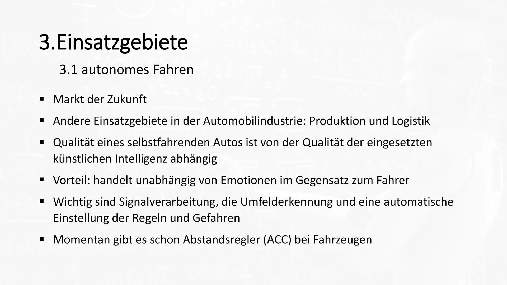 1. Definition
Teilgebiet der Informatik, dass sich mit der technischen Nachbildung menschlicher Intelligenz
befasst.
■
■
■
■
■
■
2. Vergleic