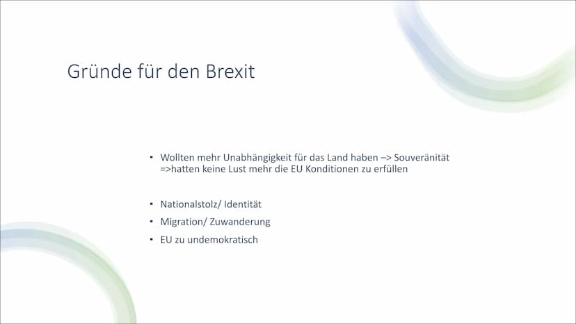 BREXIT
Fach: Sozialwissenschaften
Kurs: GK
Stufe: Q1  Inhaltsverzeichnis
Brexitabkommen
Was ist der Brexit?
Verlauf über die Jahre
Wiederspi