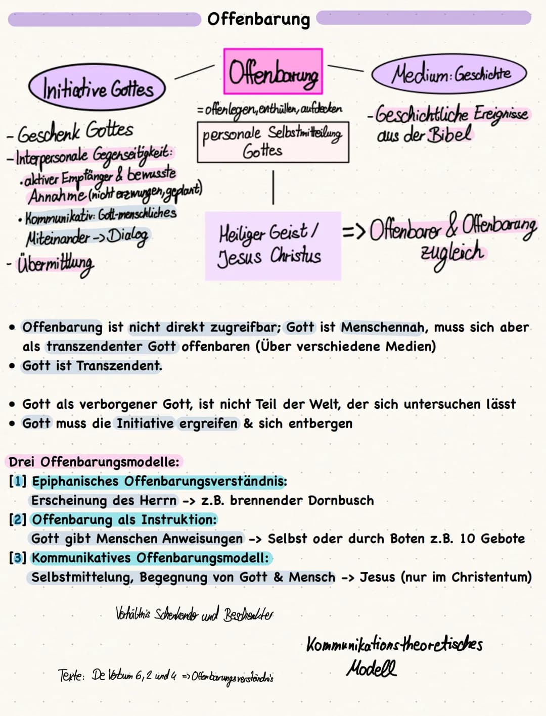 Transzendenz: (lat. transcendence hinüberschreiten, überschreiten)
• Bezeichnet den Bereich jenseits der natürlichen menschlichen Welt (des
