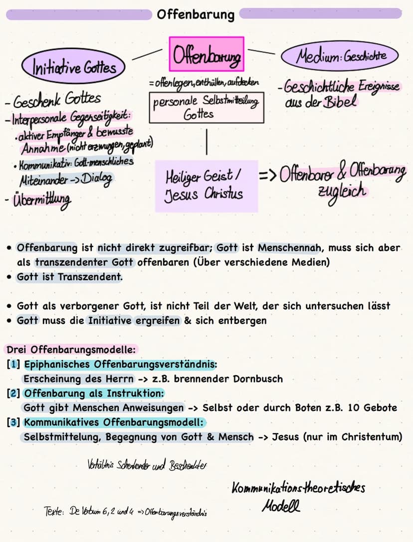 Transzendenz: (lat. transcendence hinüberschreiten, überschreiten)
• Bezeichnet den Bereich jenseits der natürlichen menschlichen Welt (des
