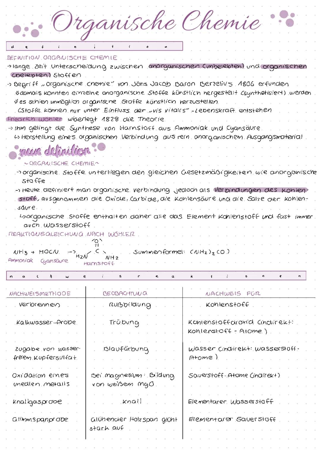 Organische Chemie Definition einfach erklärt, Alkane und Isomere, Beispiele für Organische Stoffe