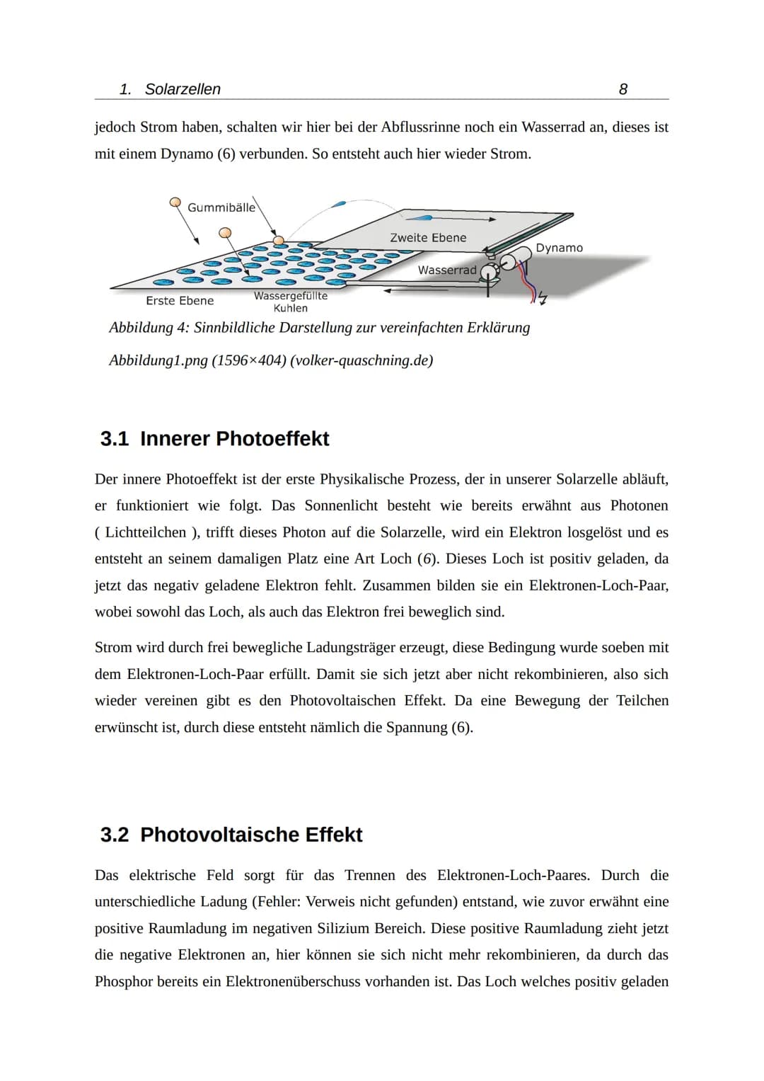 Solarzellen
Photovoltaik
Samantha-Josephine Braun
4. Oktober 2021 Inhaltsverzeichnis
1 Einleitung.......
2 Aufbau der Solarzellen...
2.1 Mat