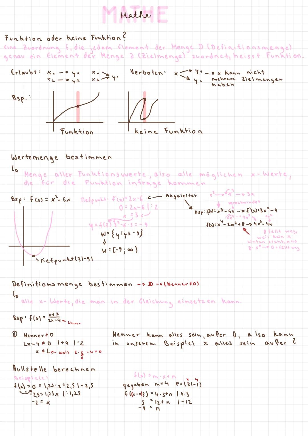 Lineare Funktion
graphisch
Nullstelle
1
P=210)
✓steig.
@= (013)
Schnittpunkt lineare Funktion
//
Xat
M Mathe E
mf #mg
Steigungsdreieck
Steig
