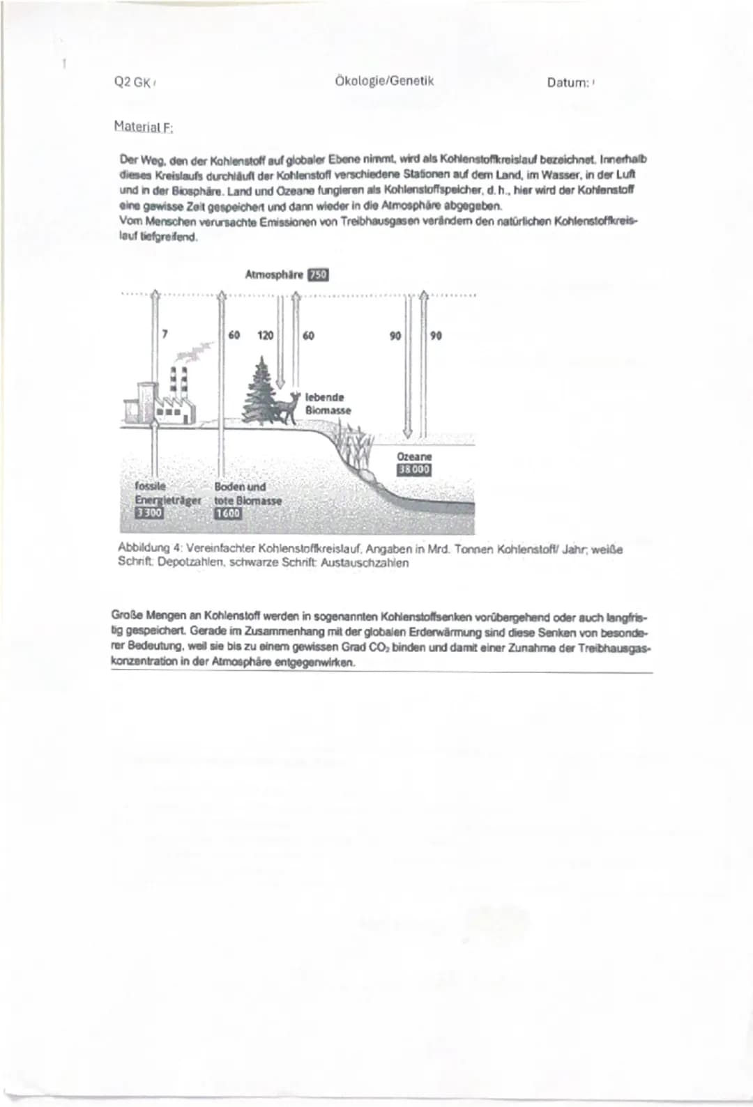 Punki mua
Q2 GK
Ökologie/Genetik
Datum:
Materialpaket Aufgabe 1:
Material A:
6
Substrat
vorhanden
ohnee
Substrat
Substrat
Lactose (Effektor)