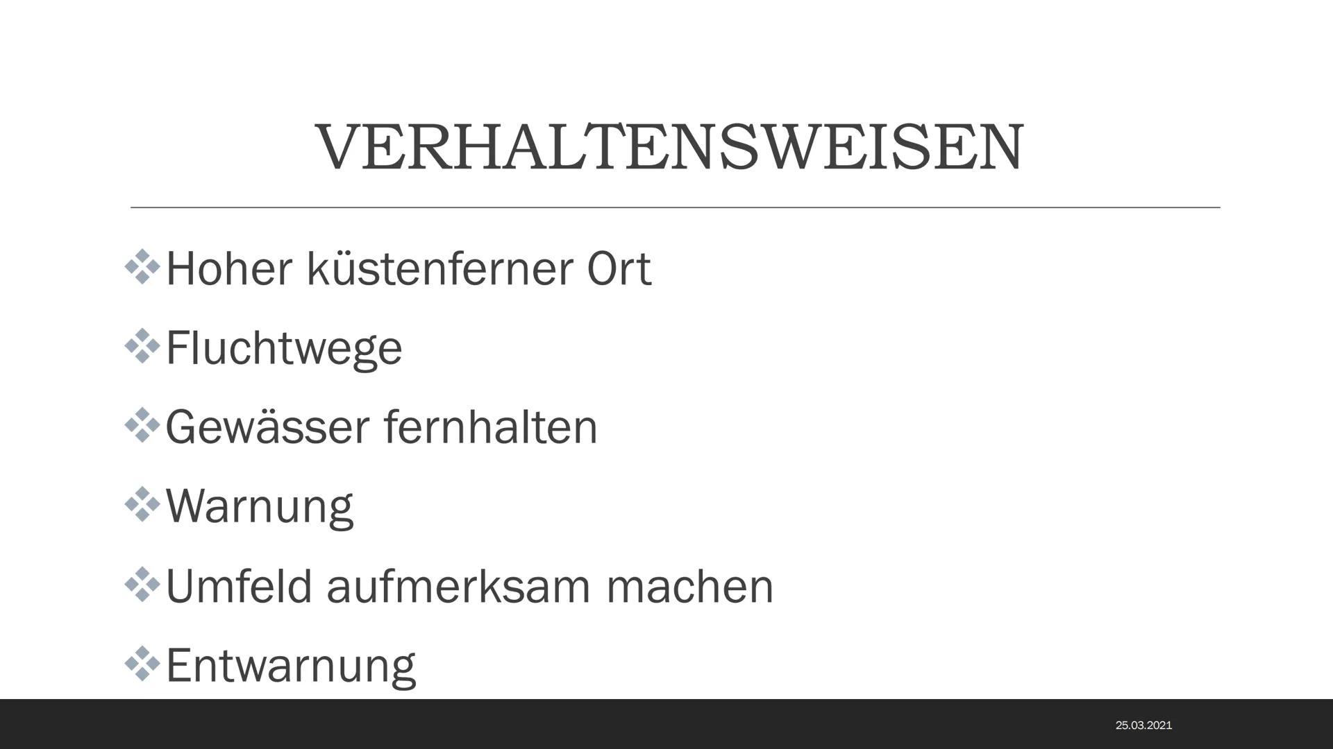 CHEUTS
TELEP
TTTT1
EEEE
TSUNAMIS
Eine Präsentation von
Ilinca Michels
25.03.2021 INHALTSVERZEICHNIS
Was ist ein Tsunami?
Entstehung
Ursachen