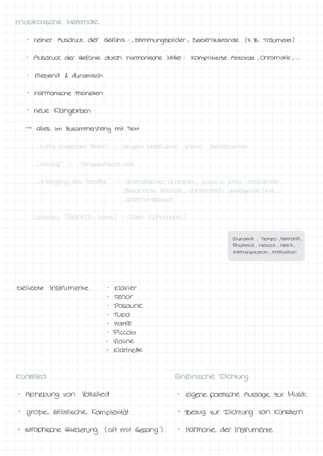 MUSIK UND SPRACHE ROMANTISCHES KUNSTLIED
.
romantische Elemente
Komponisten und Werke
musikgeschichtlicher Hintergrund
Verbindung & Text
The