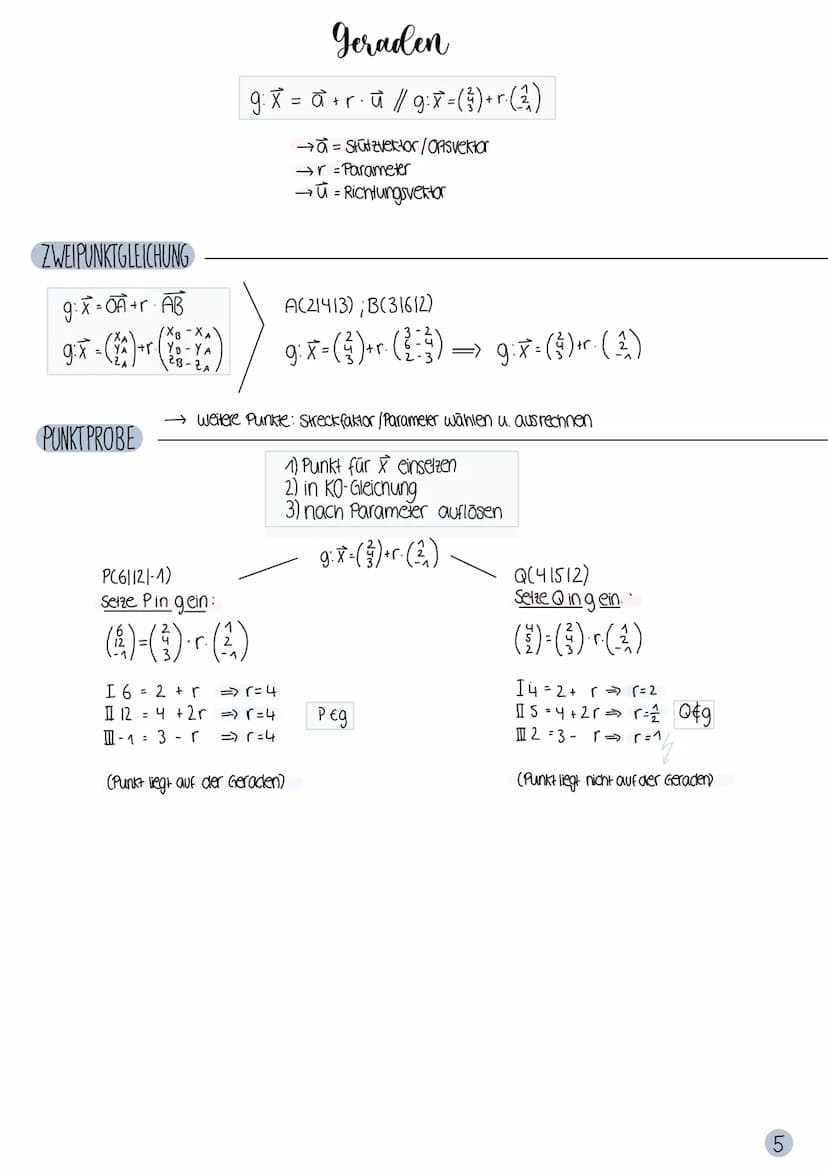 Lineare Algebra
Analytische Geometrie
&
Q2 AQUIVALENZUMFORMUNG
2Gleichungen können vertauscht werden
→ eine Gleichung kann mit einer reelen 