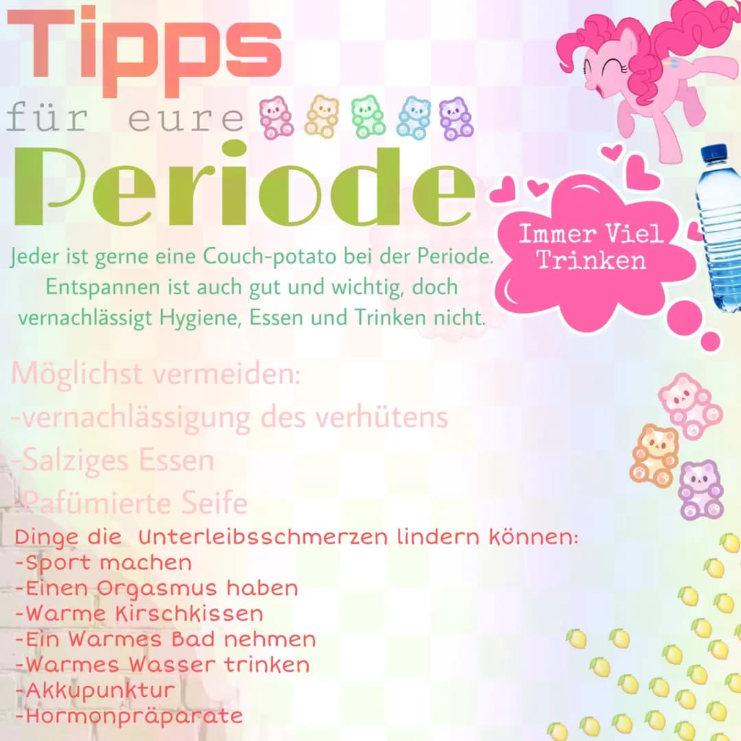 Menstruations Tipps 