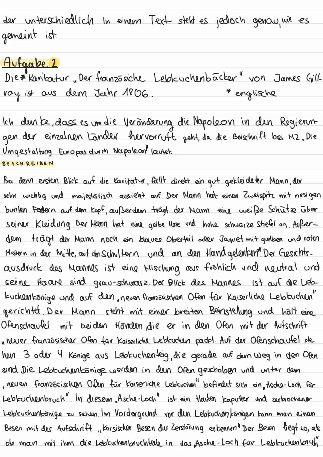 Karikatur analysieren
Aufgabe 1
Warum kann eine Karikatur Kritik viel deutlicher zum Ausdruck brin
gen, als ein Text? => Überlegen
Warum kan