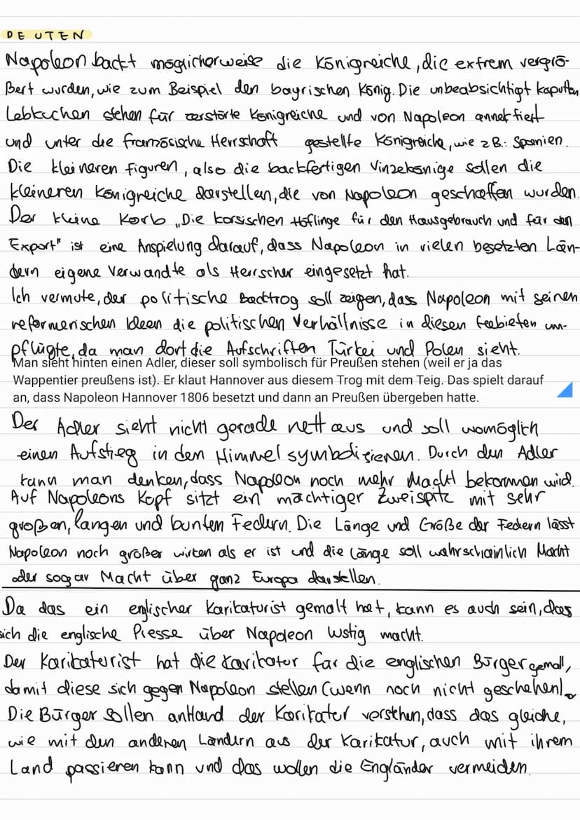 Karikatur analysieren
Aufgabe 1
Warum kann eine Karikatur Kritik viel deutlicher zum Ausdruck brin
gen, als ein Text? => Überlegen
Warum kan