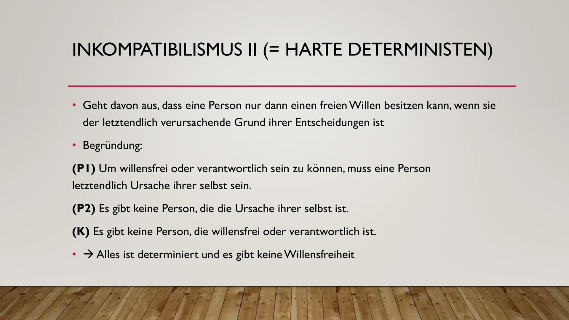 Windows-Sicherheit
Ja, habe ich
Hast du einen
Freien Willen?
Ja, habe ich
x INDETERMINISMUS
VON DER UNVORHERSAGBARKEIT DES MENSCHLICHEN VERH