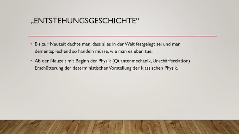 Windows-Sicherheit
Ja, habe ich
Hast du einen
Freien Willen?
Ja, habe ich
x INDETERMINISMUS
VON DER UNVORHERSAGBARKEIT DES MENSCHLICHEN VERH