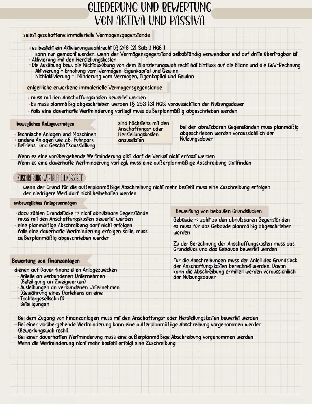 HANDELSRECHTUCHE BEWERTUNGSPRINZIPIEN
Anschaffungswertprinzip
[§253 (1) Satz 1 HGB]
• Vermögensgegenstande dürfen höchstens mit den Anschaff