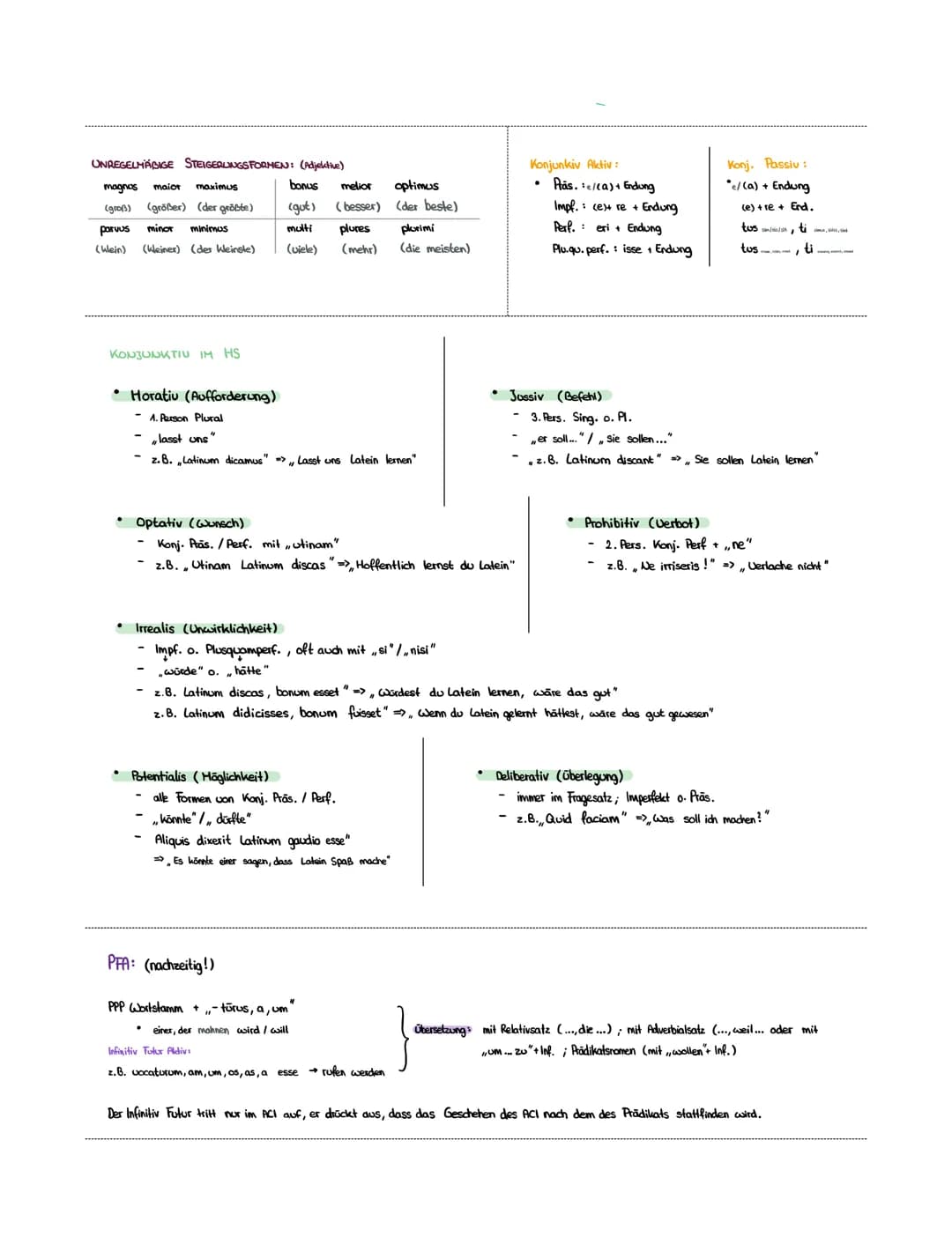 a-Deklination (f)
Sg. Pl.
-ae
Nom. -a
Gen. -ae -arum
Dat. -ae
-is
Alk - am
Abl. -a
0-Deklination
Sg.
Nom.
-US -US
-uum
Gen. -US
Dat. -vi -¡b