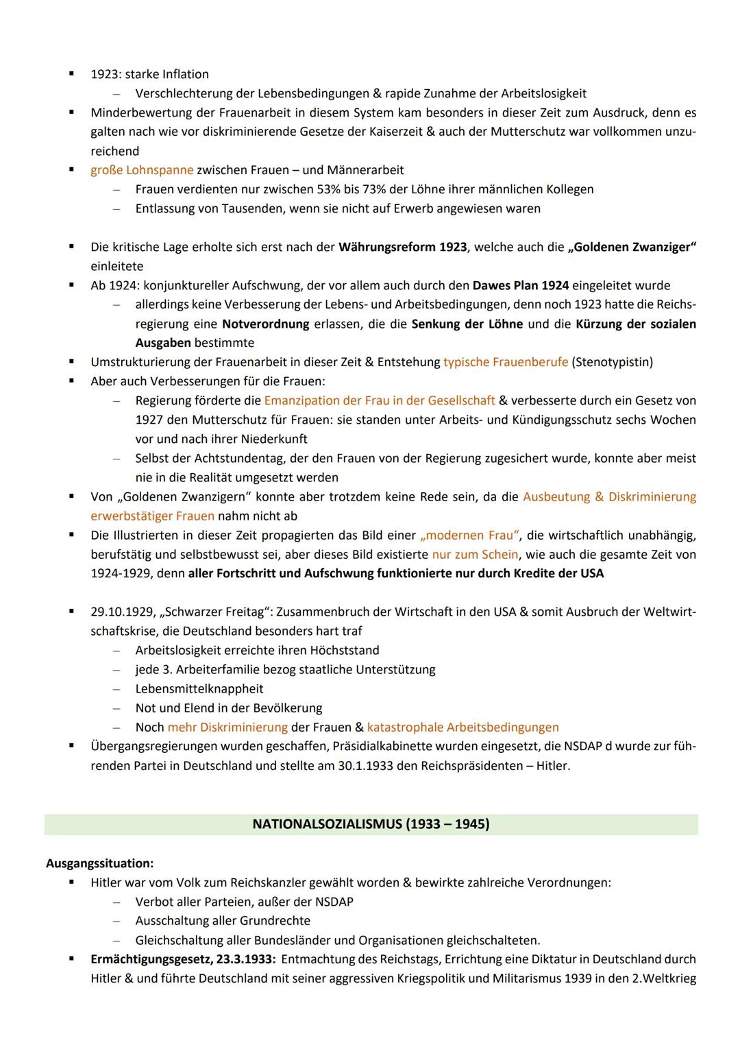 # FRAUENROLLE

## KAISERREICH (1871-1914)

Ausgangssituation:

*   1871 war es dem Reichskanzler Bismarck gelungen im Spiegelsaal zu Versail