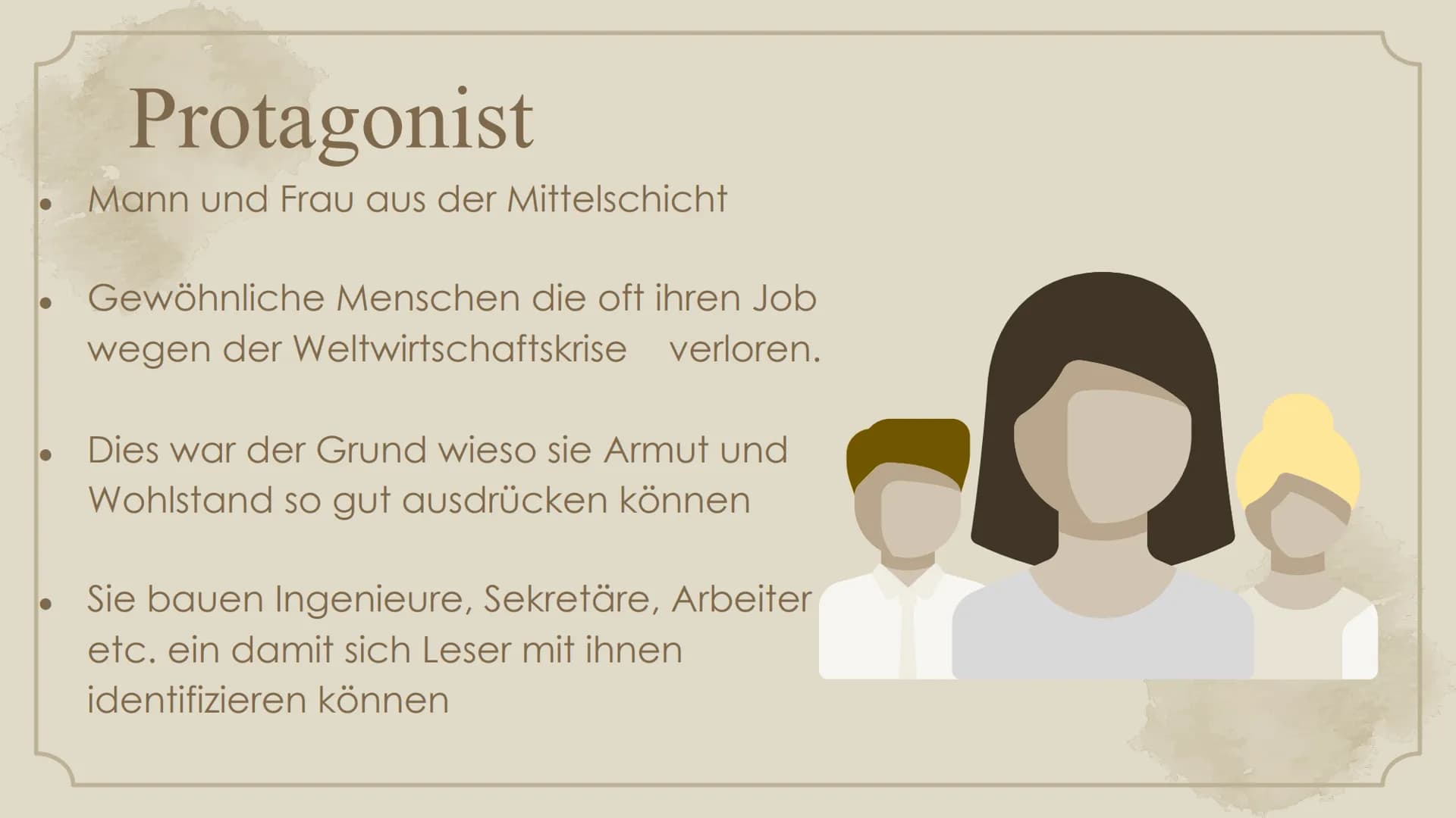 +
+
Neue
Sachlichkeit
Helin
10D Gliederung
01. Historischer Kontext
02.
Worum ging es in der
Neuen Sachlichkeit?
03. Protagonisten
04.
Darst