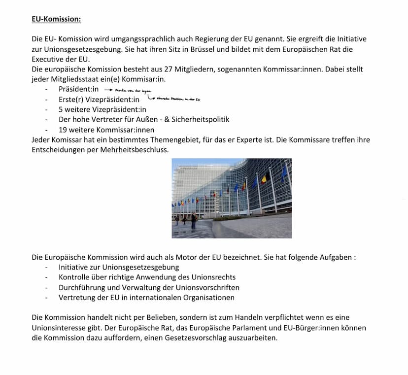 M21 Die Organe der EU im Überblick
Organe und Institutionen
Organe erfüllen die Aufgaben des Staatswesens und verfügen über eine aktive und 