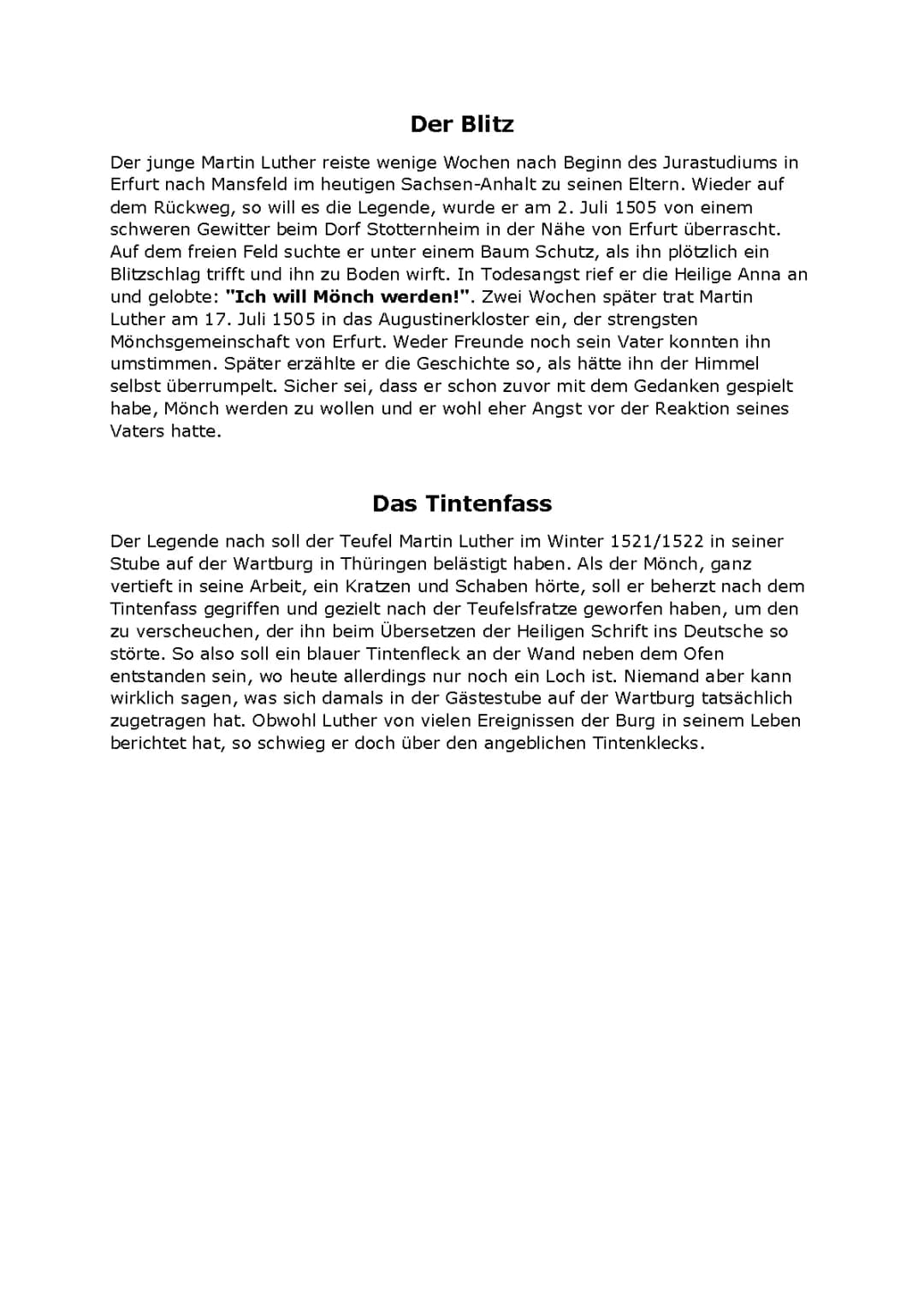Martin Luther Referat: So war das Leben und die Reformation – Einfach erklärt für die Klasse 7
