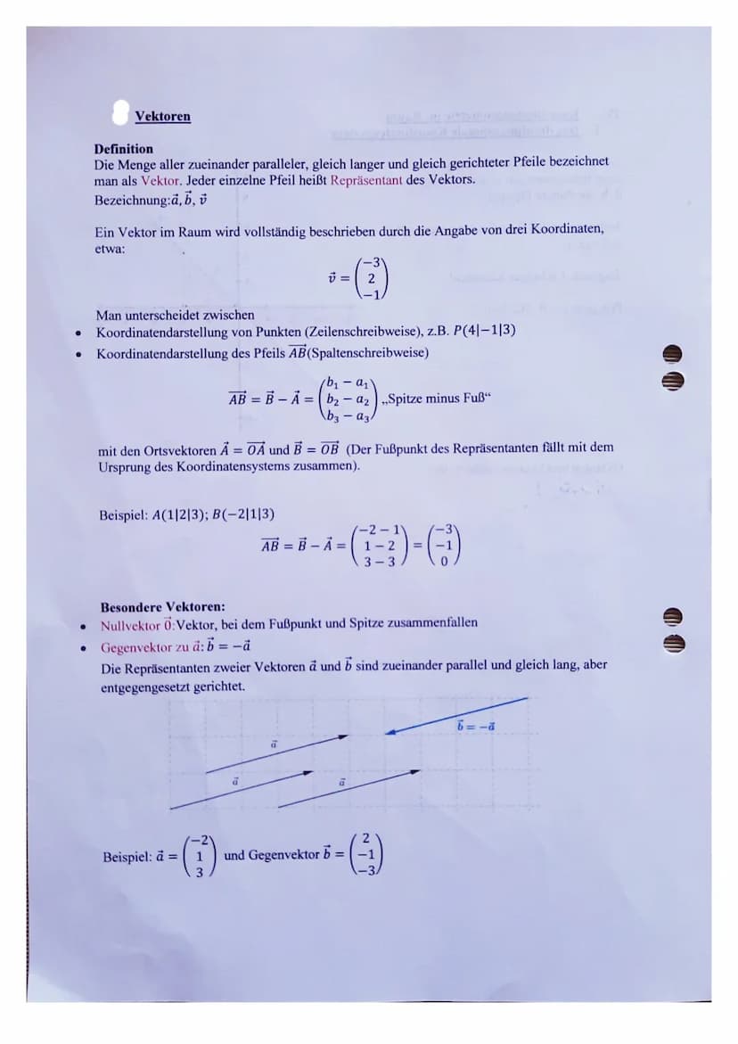 Multiplikation eines Vektors mit einer Zahl (S-Multiplikation)
Zahlen werden im Unterschied zu Vektoren auch als Skalare bezeichnet.
Für ein
