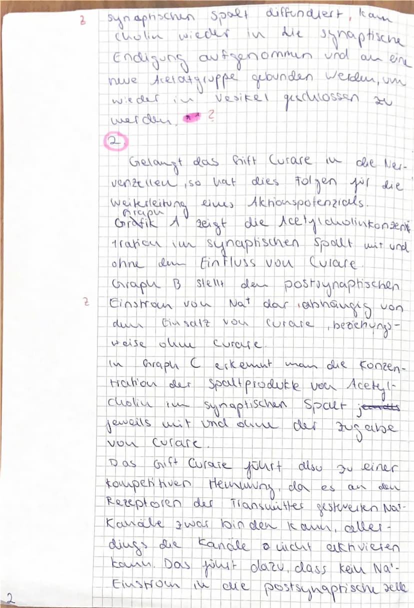 Q2 Biologie
2. Klausur
на
135 Minuten !
Nachschreibtermin
chun elek!
Aufgabe 1: Übertragung von Informationen (22 Punkte)
1.Stellen Sie die 