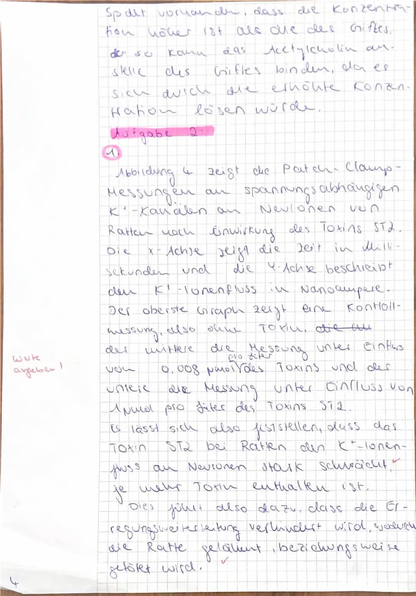Q2 Biologie
2. Klausur
на
135 Minuten !
Nachschreibtermin
chun elek!
Aufgabe 1: Übertragung von Informationen (22 Punkte)
1.Stellen Sie die 