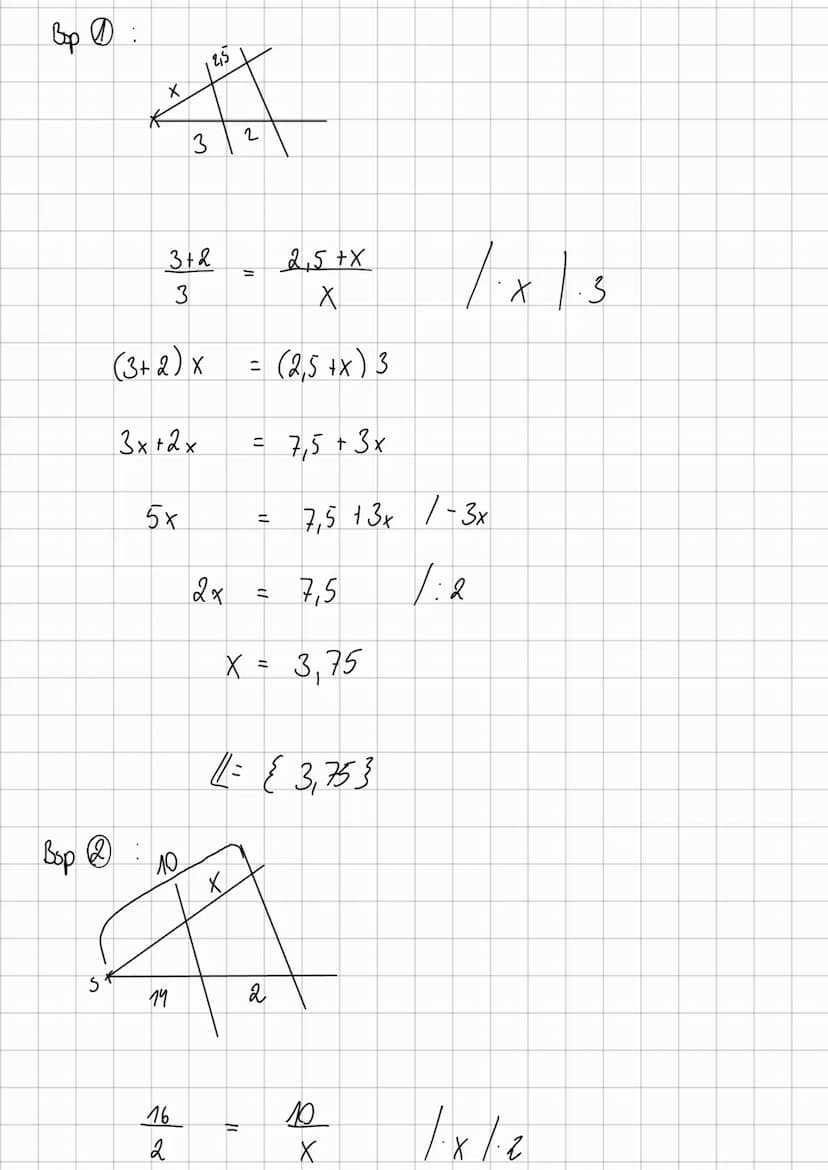 1. Strahlenstütze
1. Strahlensatz
SX
a
с
d
Parallele 1
strah 1
Strahl 2
Parallele 2
P₁ 11 P2
↑
parallel
1. Strahlensatz in
ath
c+d
a+b
G
مـى