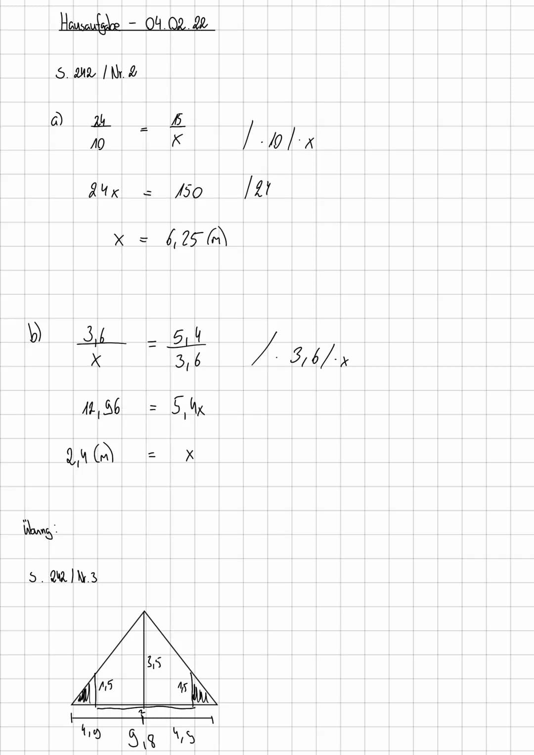1. Strahlenstütze
1. Strahlensatz
SX
a
с
d
Parallele 1
strah 1
Strahl 2
Parallele 2
P₁ 11 P2
↑
parallel
1. Strahlensatz in
ath
c+d
a+b
G
مـى