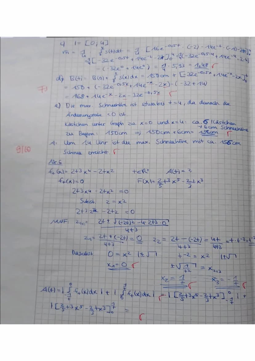 Teil A ohne Hilfsmittel
IGSFACH
3
/30 VP
NP mdl.:
Aufgabe 2
Die Abbildung zeigt den Graphen einer Funktion f.
F ist eine Stammfunktion, f' i