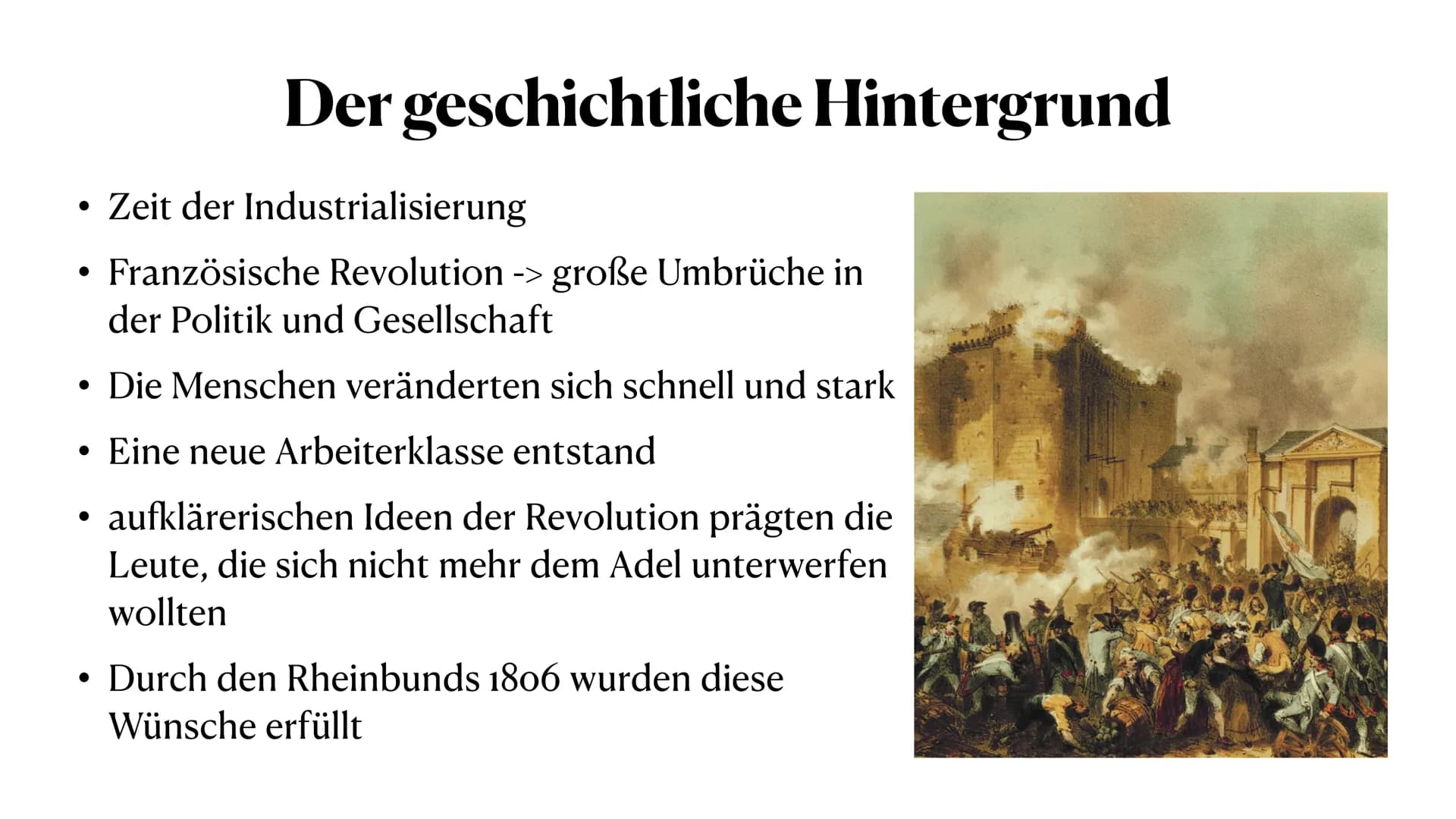 Romantik
Eine Epoche der Kulturgeschichte ●
●
Inhaltsverzeichnis
Definition Romantik
Merkmale & Inhalt
Litteraturgattungen
Der geschichtlich