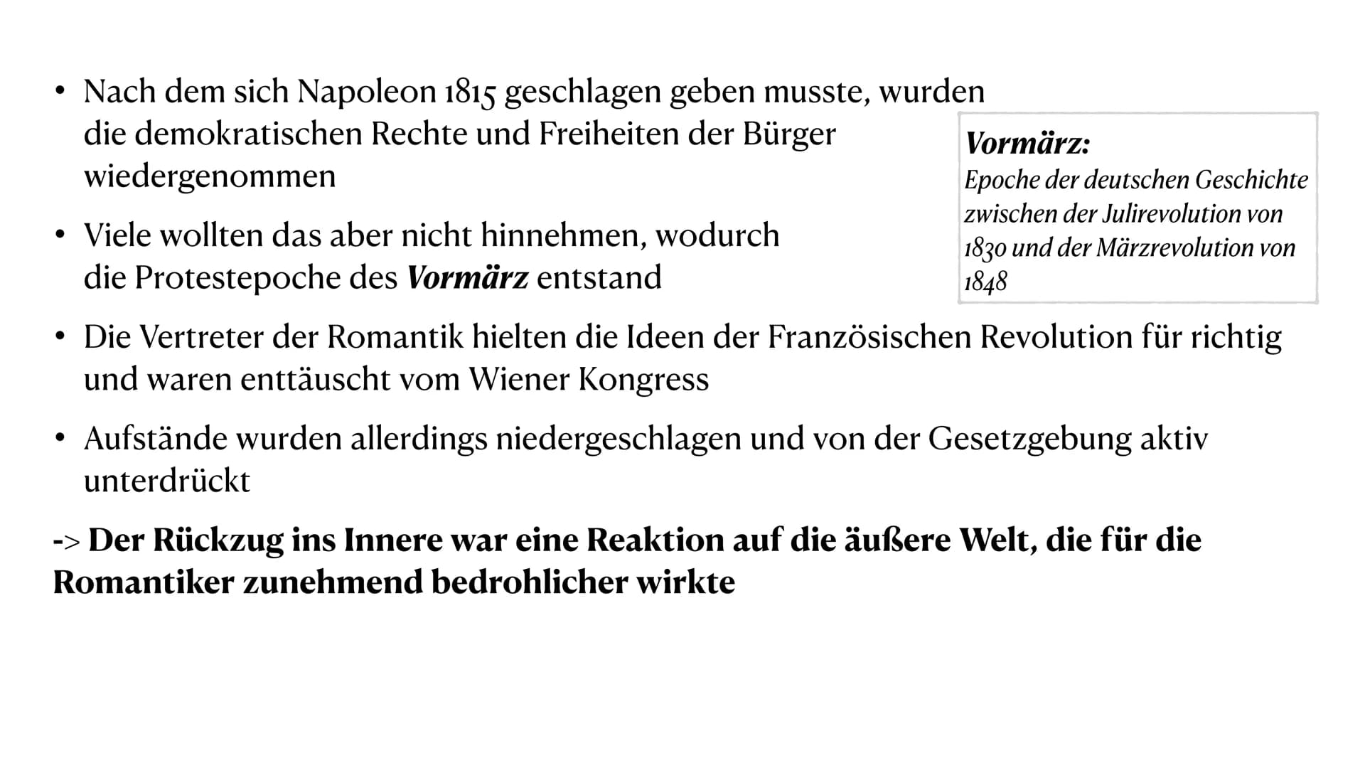 Romantik
Eine Epoche der Kulturgeschichte ●
●
Inhaltsverzeichnis
Definition Romantik
Merkmale & Inhalt
Litteraturgattungen
Der geschichtlich