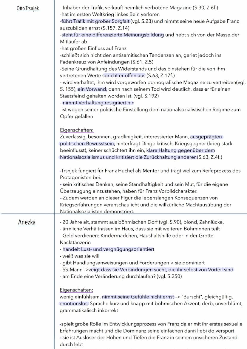 Der Trafikant von Robert Seethaler
Lebt mit seiner Mutter in einfachen Verhältnissen, bezugsperson
- finanzielle Unterstützung durch ihren L