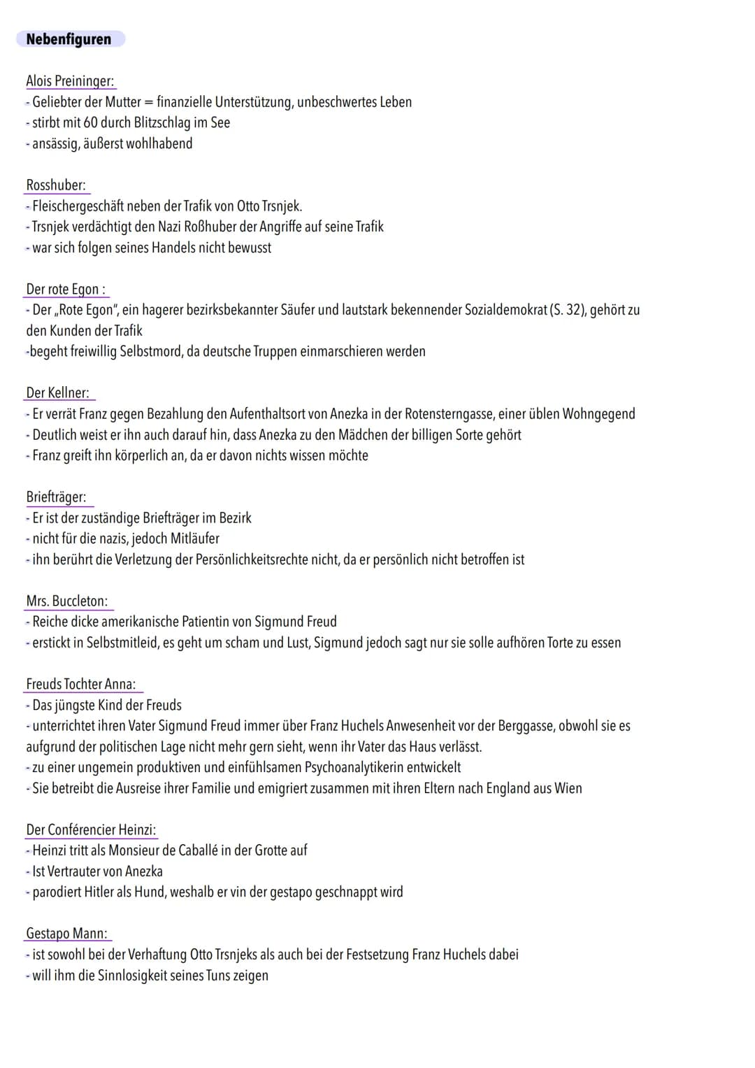 Der Trafikant von Robert Seethaler
Lebt mit seiner Mutter in einfachen Verhältnissen, bezugsperson
- finanzielle Unterstützung durch ihren L
