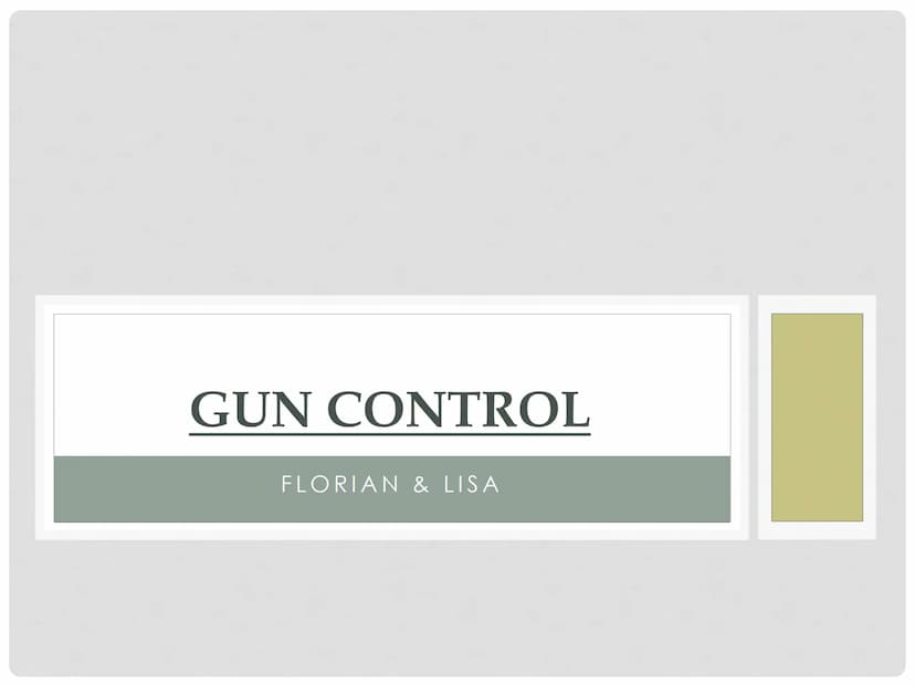 More guns than people
Number of civilian firearms in the U.S. vs total U.S. population
400 million
350
300
250
200
100
2007 2009
Sources: Co