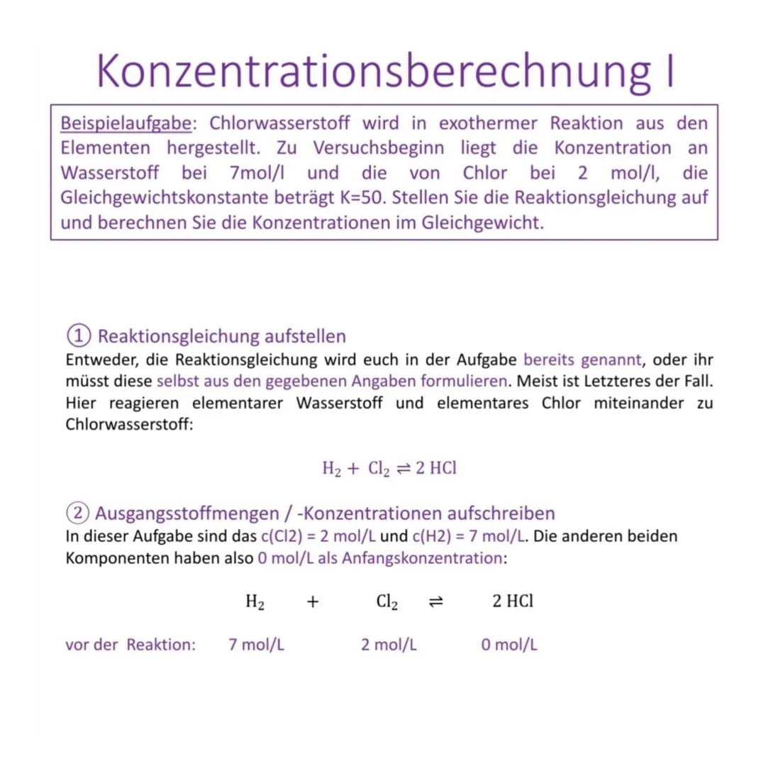 Definition
Ein chemisches Gleichgewicht ist ein Zustand, bei dem keine
Veränderungen auf mokroskopischer Ebene mehr erkennbar
sind und das S