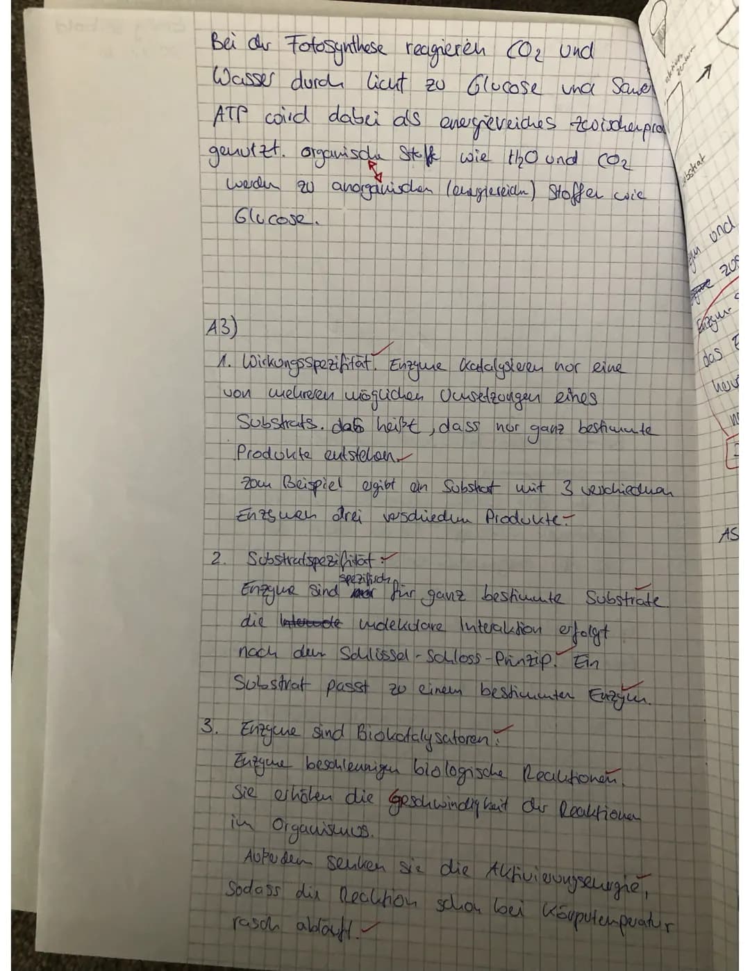 16) a)
A
Substrate
kompetitive Hercumong:
Substat
Hemmstoff
च
aktives
zentrum
allostorische Hemmung:
Enzym
aktives
zuluy
→
^ allosterisches 