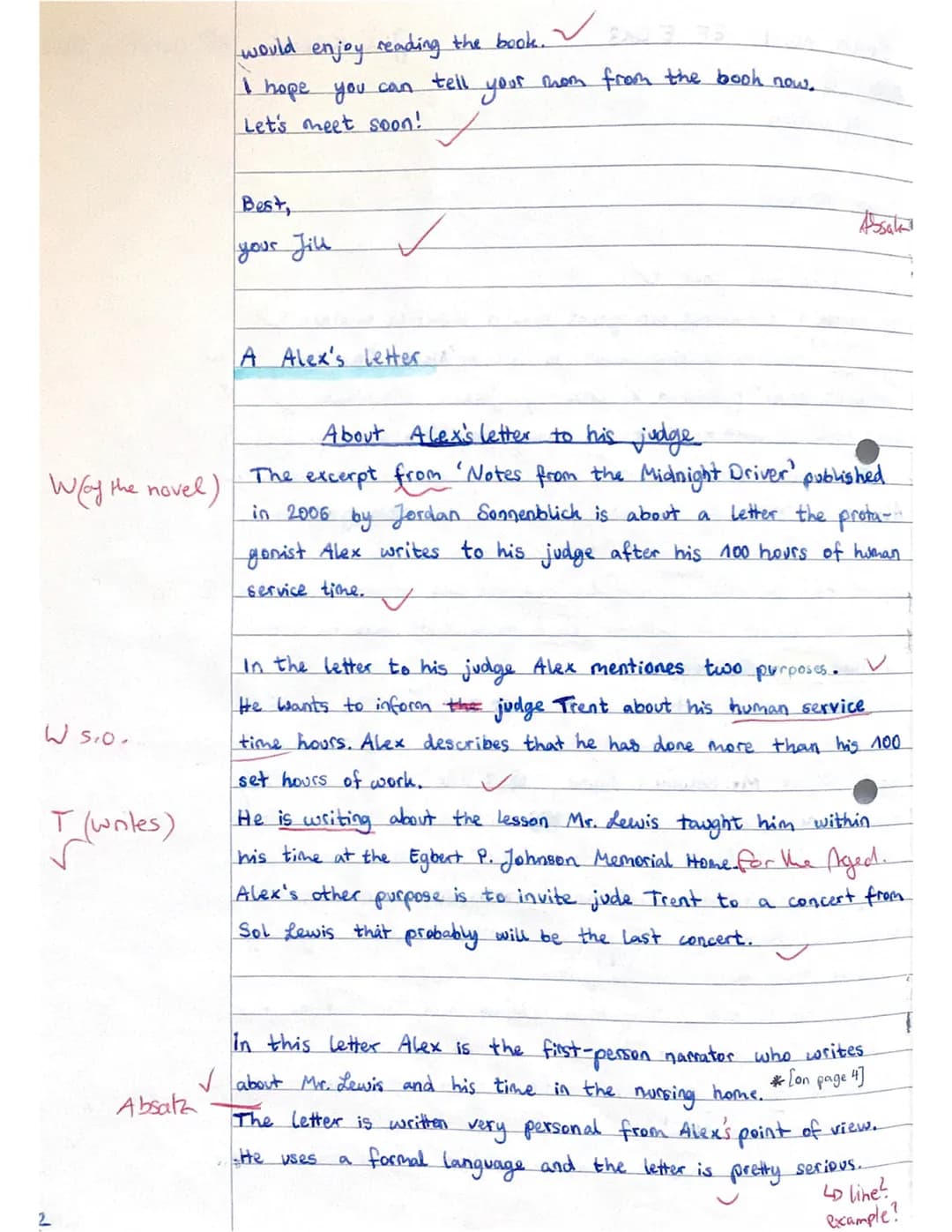 1. Inhaltliche Leistung - Teil A
Tellaufgabe 1 (Comprehension)
ENGLISCH S II: Klausuren gemäß KLP GOST
Kriteriales Bewertungsraster für Aufg