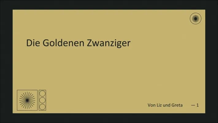 Know PowerPoint- die goldenen Zwanziger  thumbnail