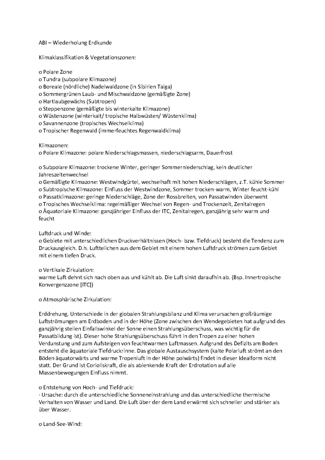 Erdkunde Abituraufgaben mit Lösungen PDF – für 2024 und mehr!