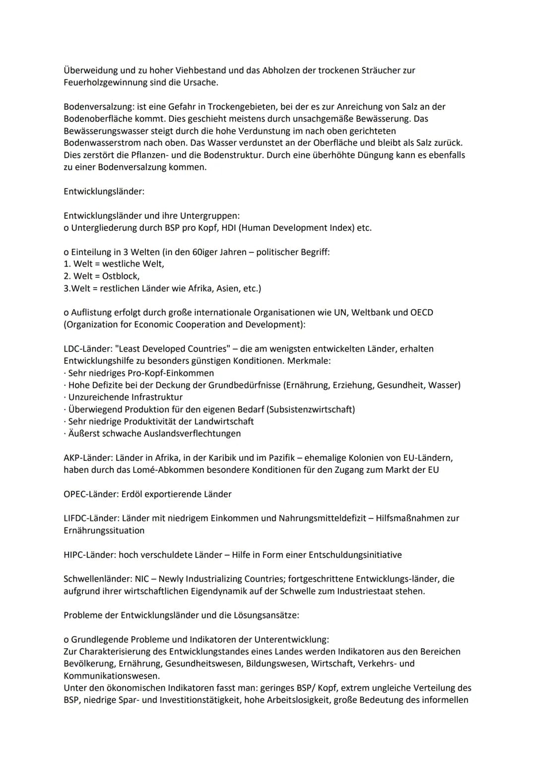 ABI - Wiederholung Erdkunde
Klimaklassifikation & Vegetationszonen:
o Polare Zone
o Tundra (subpolare Klimazone)
o Boreale (nördliche) Nadel