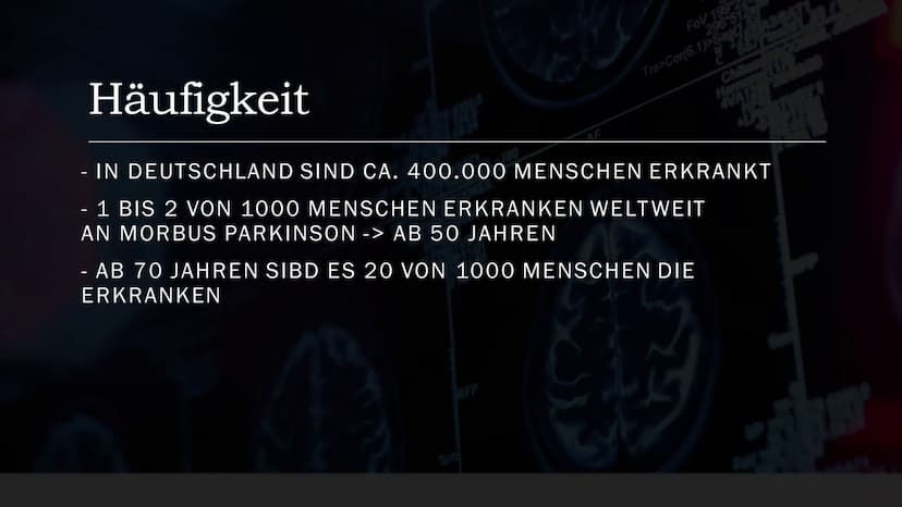 Parkinson
EIN REFERAT VON
BIO LK, Q1
23/180
OKES
LOX
2008 63
STUDY1
B91191
16.11.56
2 MA 18
RFP
5cm
AF
33
296 512
BASSA
667
FOV 199
Tra>Cor(